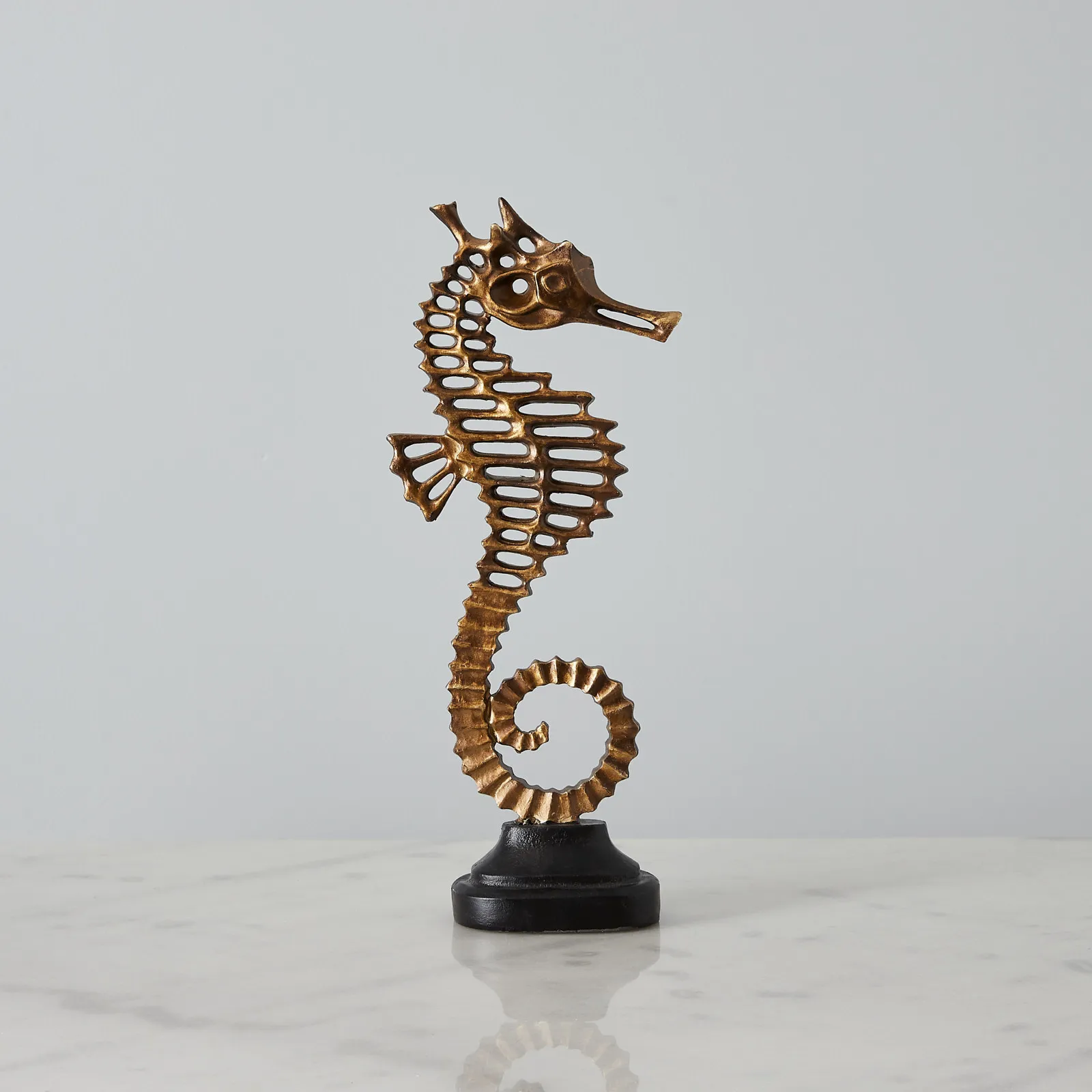 Seahorse Bronze Resin Decorative