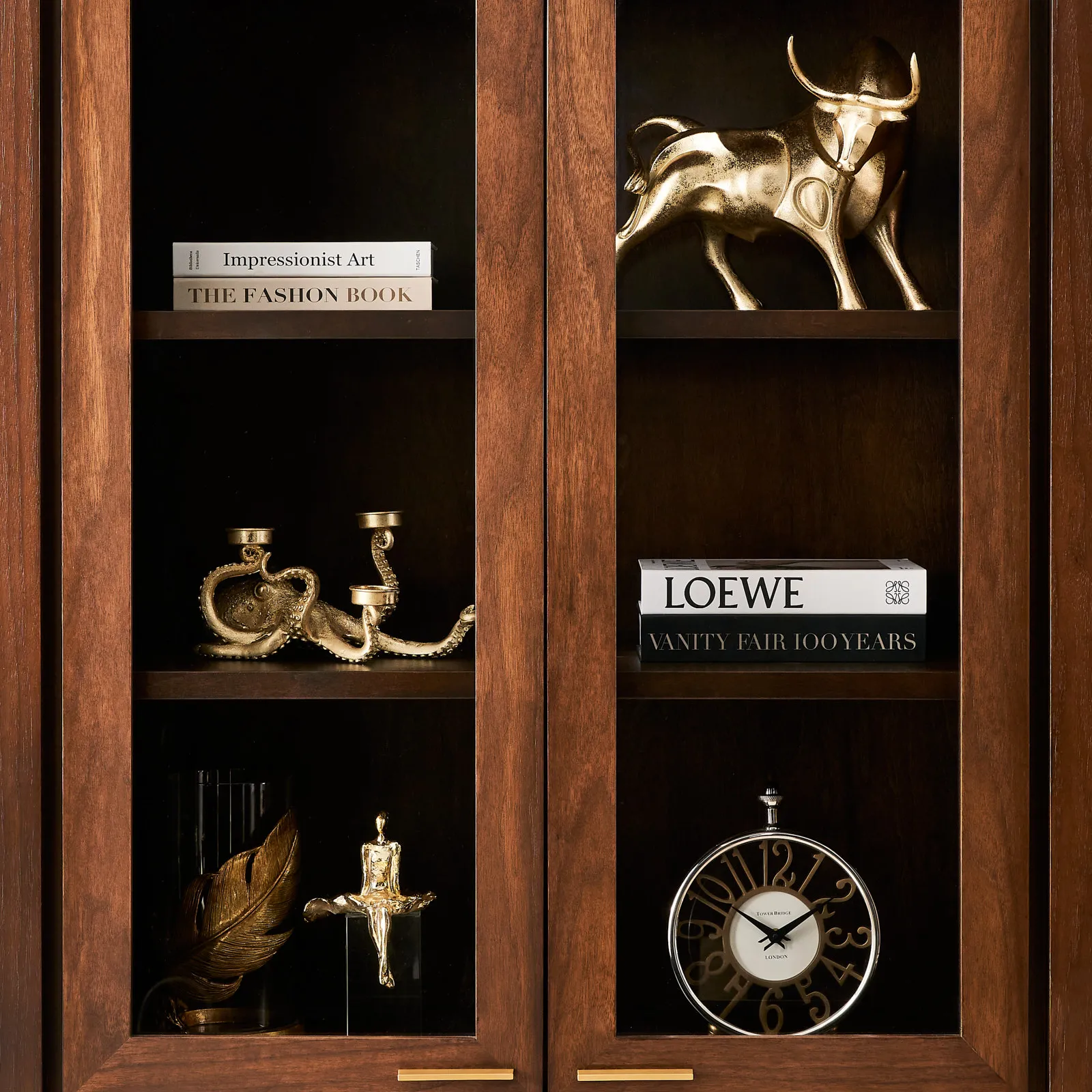 Zoro Bull Gold Resin Decorative