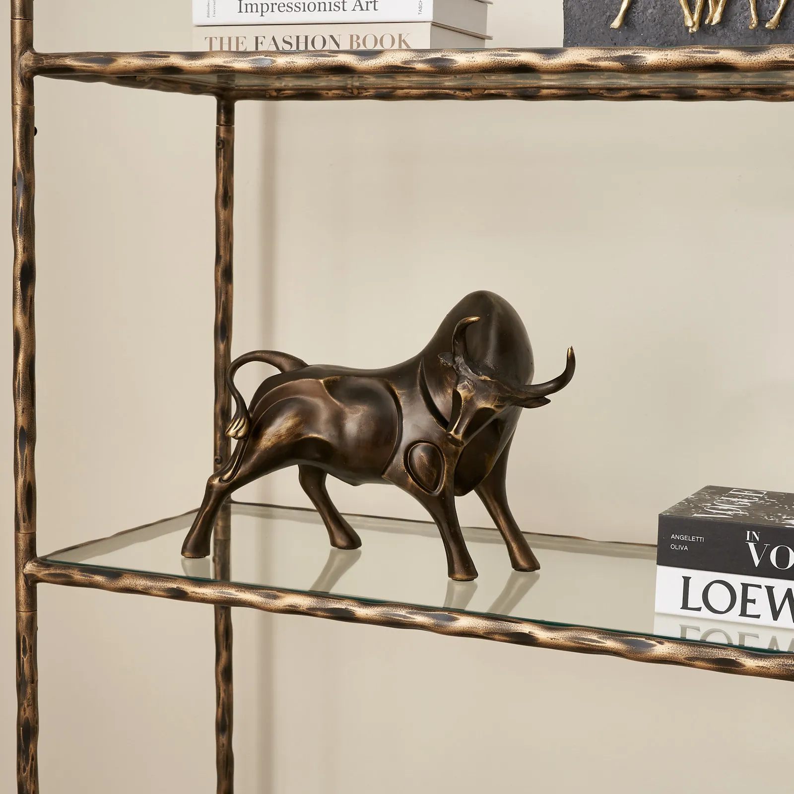Taurus Bull Bronze Resin Decorative