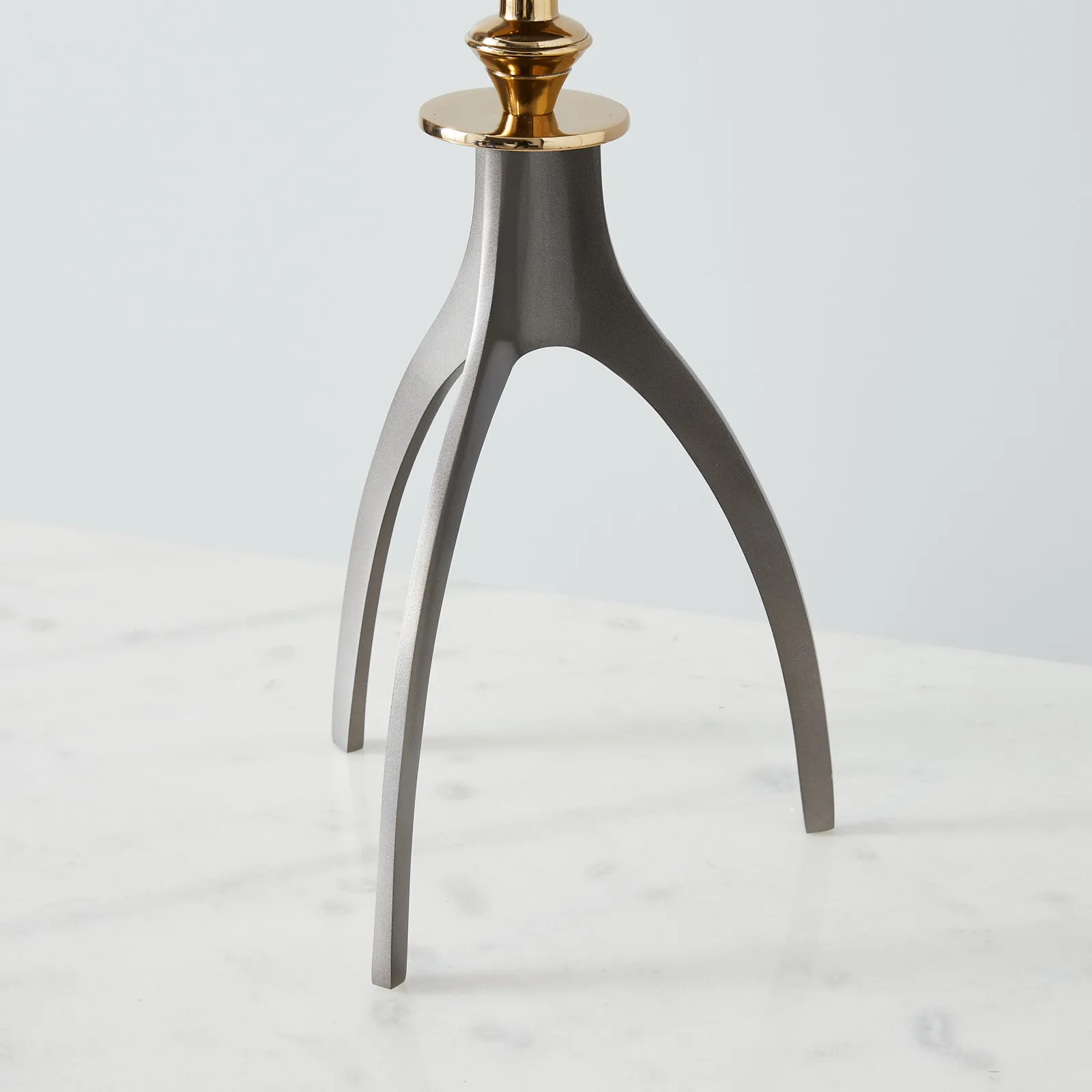 Gaia Grey Metal Globe With 3-Leg Stand