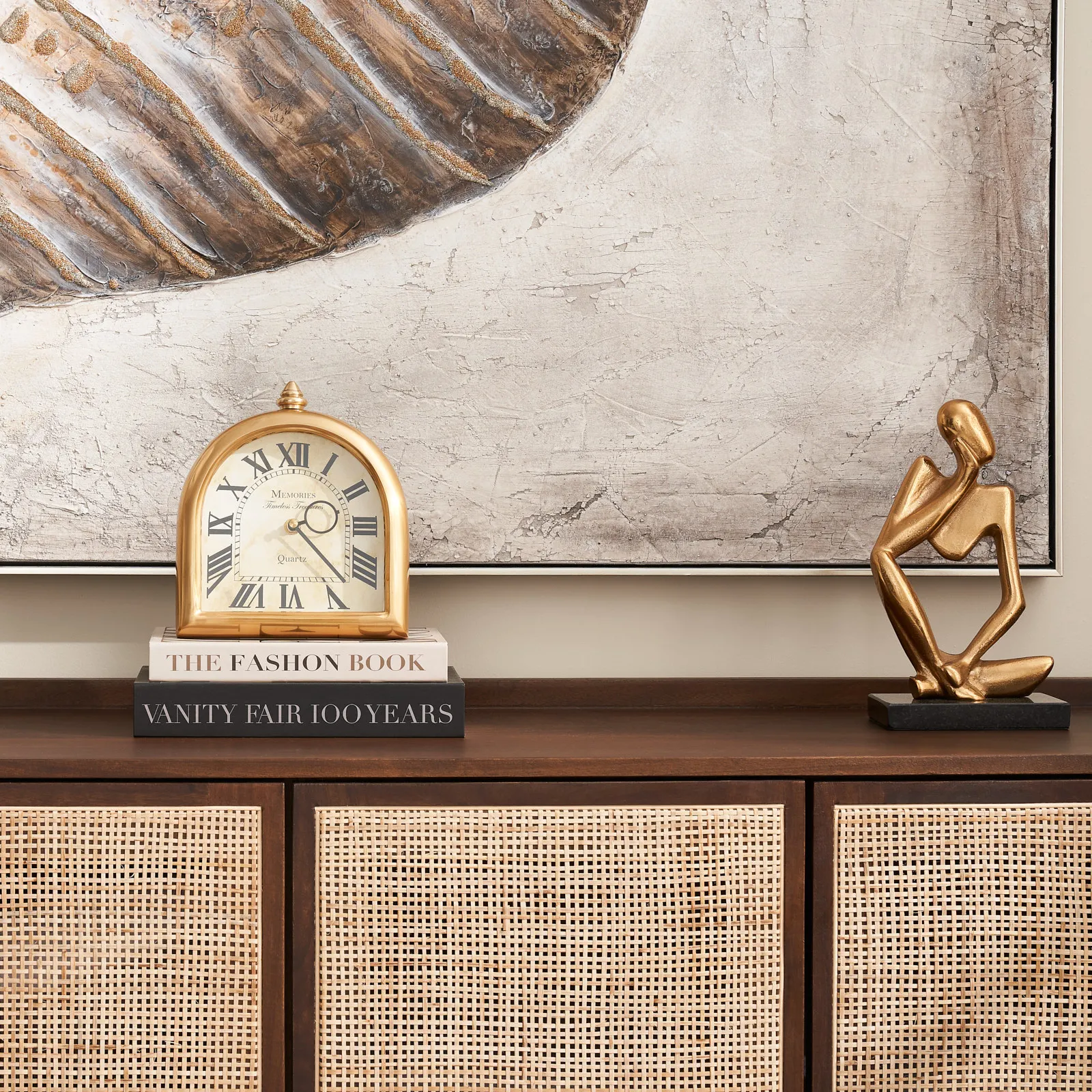 Valentina Gold Human Metal Decorative