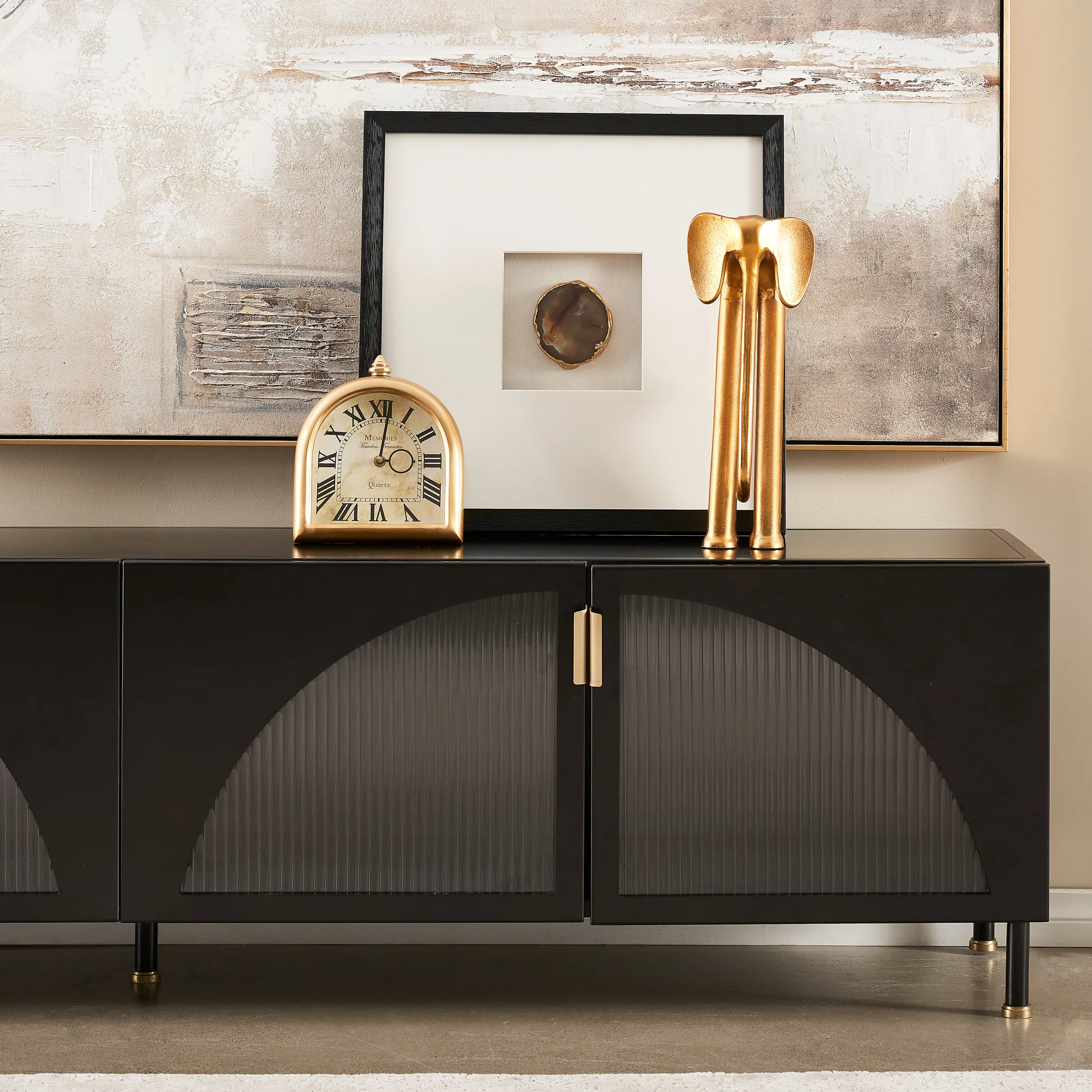 Eli Elephant Antique Copper Metal Decorative