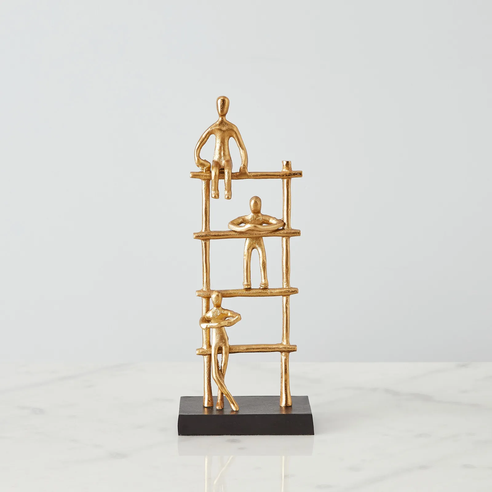 The Climb Gold Metal Decorative