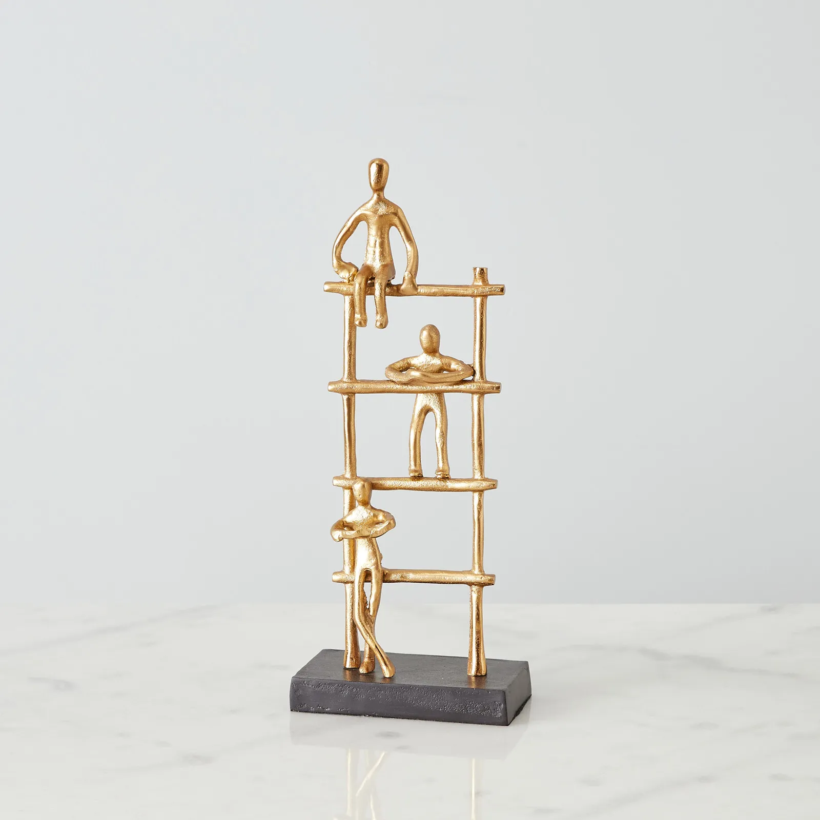 The Climb Gold Metal Decorative