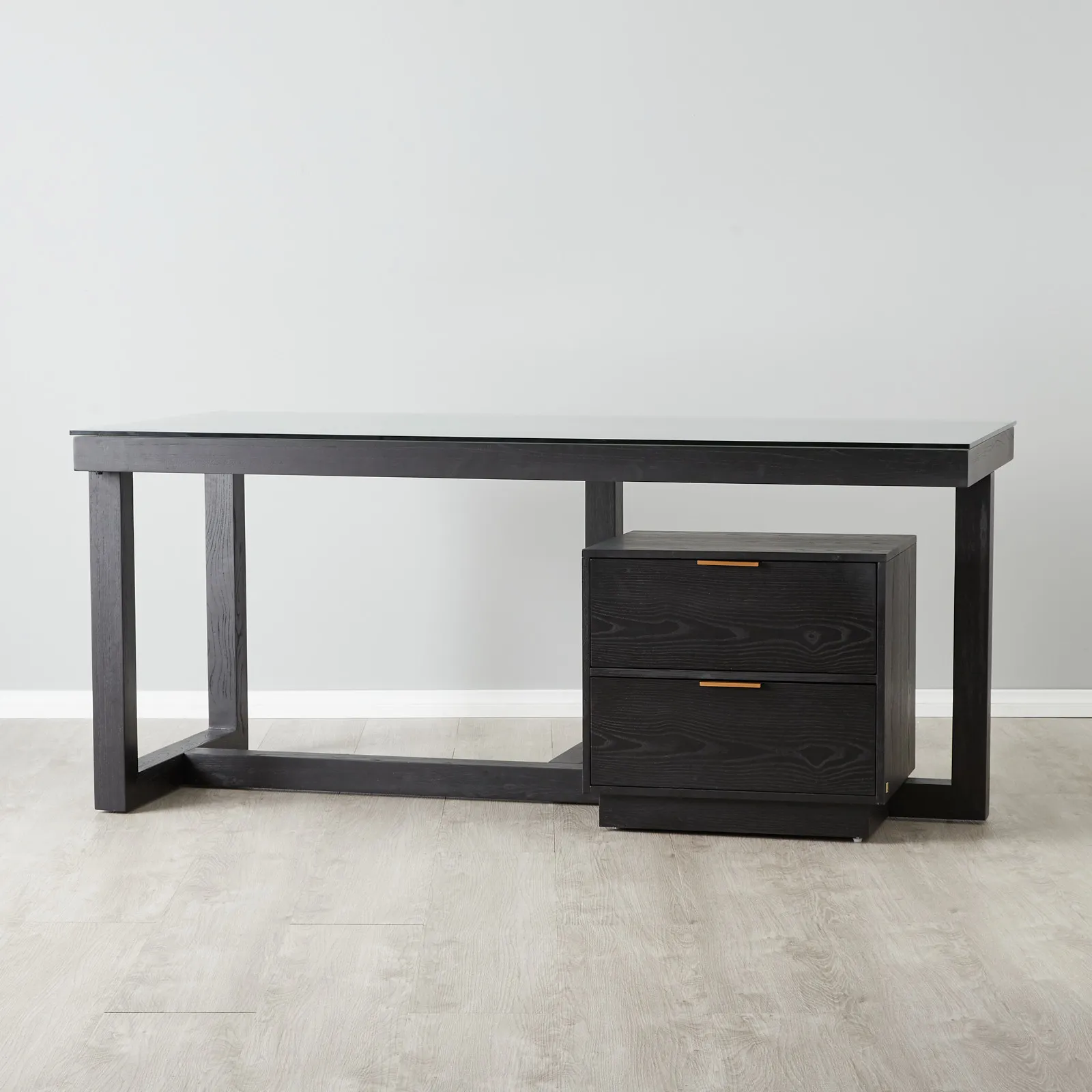 Dorothy Black Wooden Desk