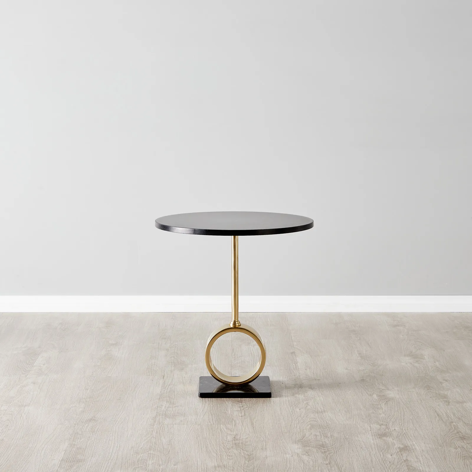 Sloane Polished Gold Metal Side Table