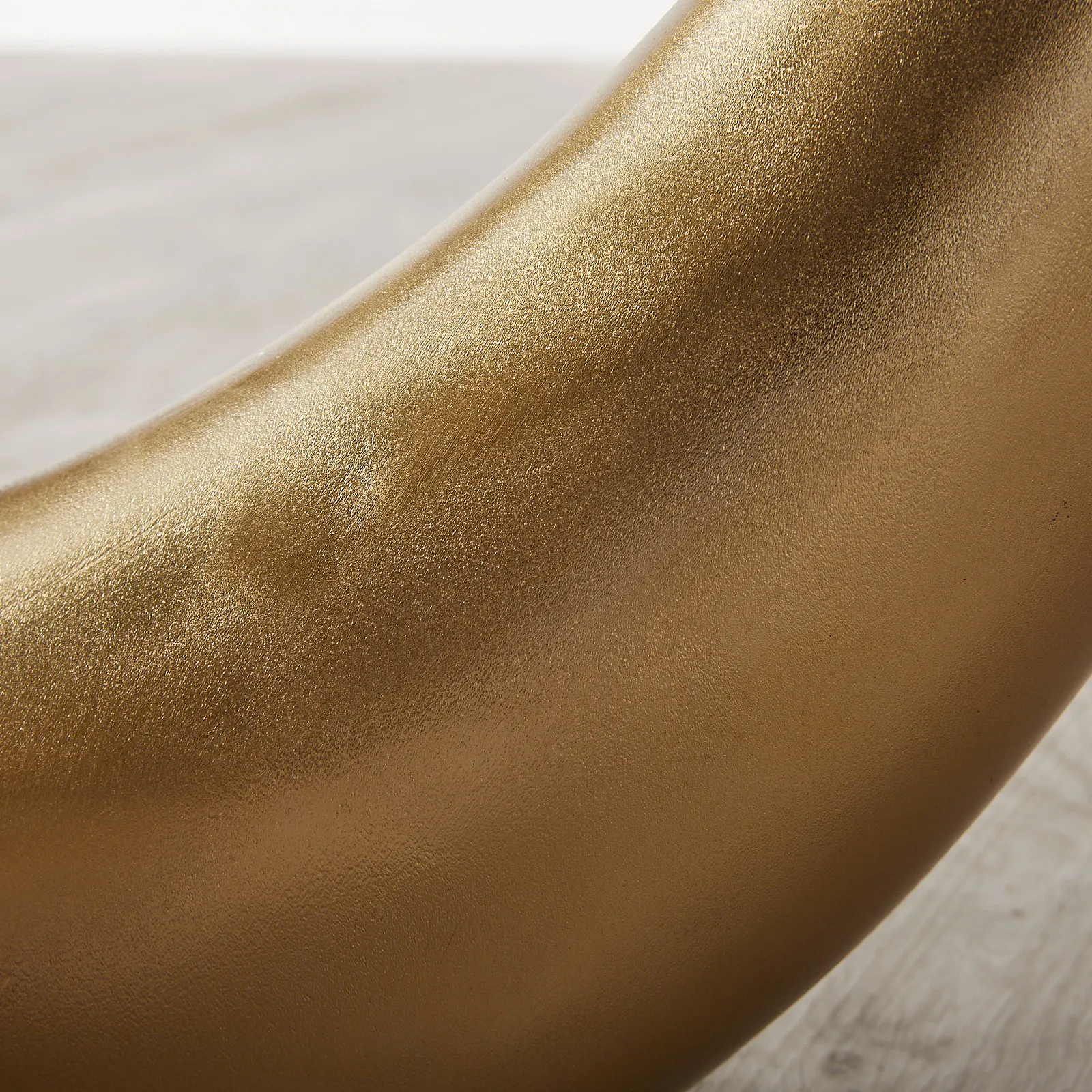 Malevolence Brushed Gold Metal 2-Tier Side Table