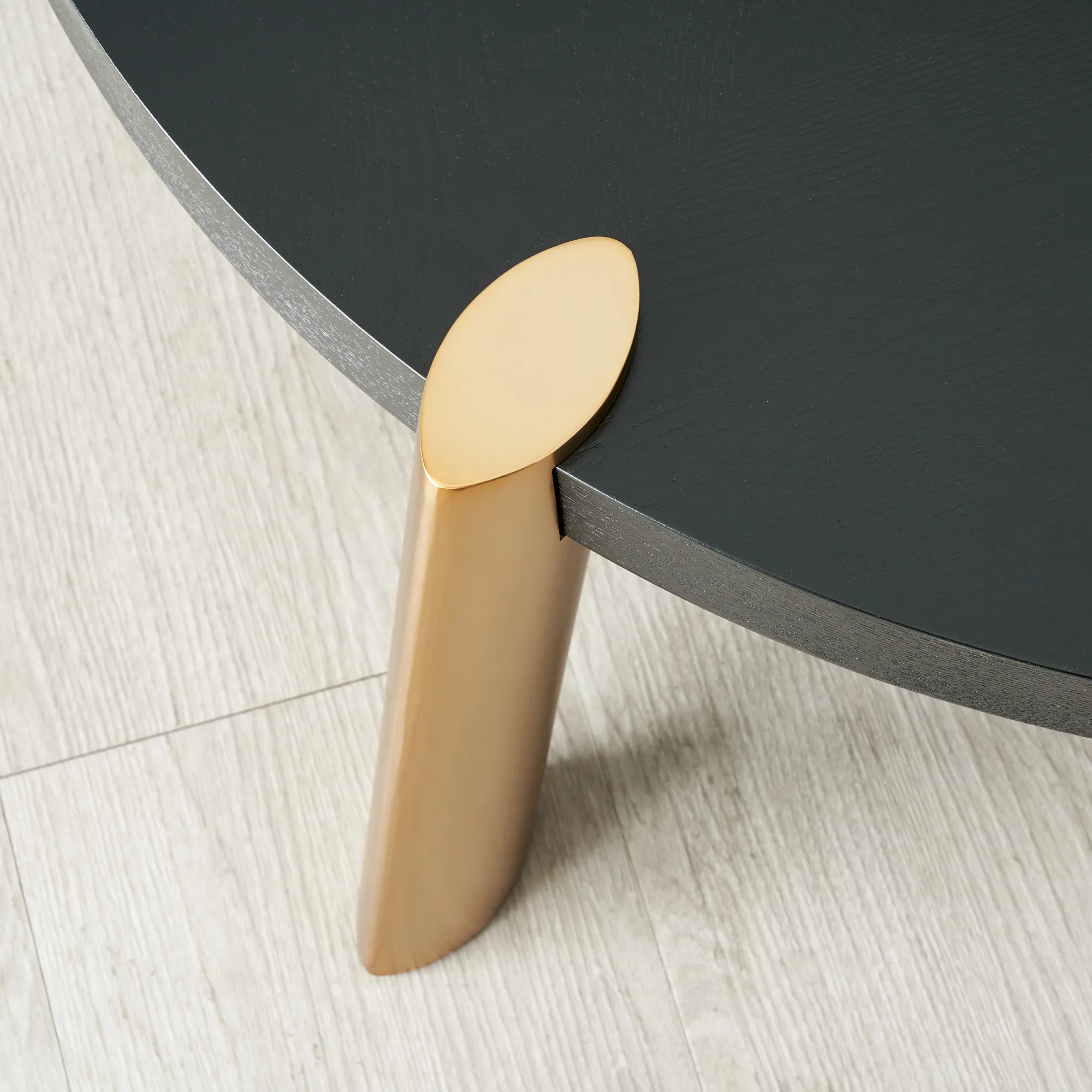 Dale II Round Coffee Table Small Espresso