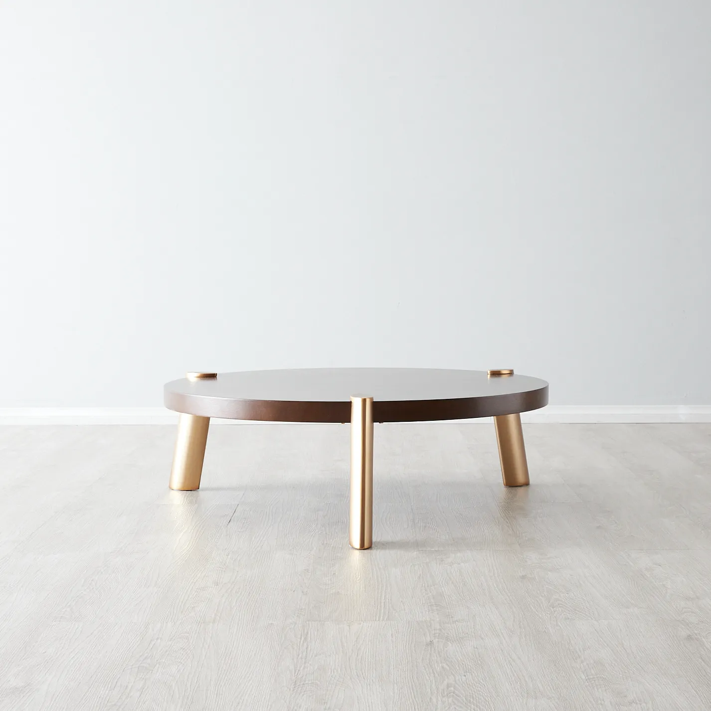 Dale II Round Coffee Table Small Brown