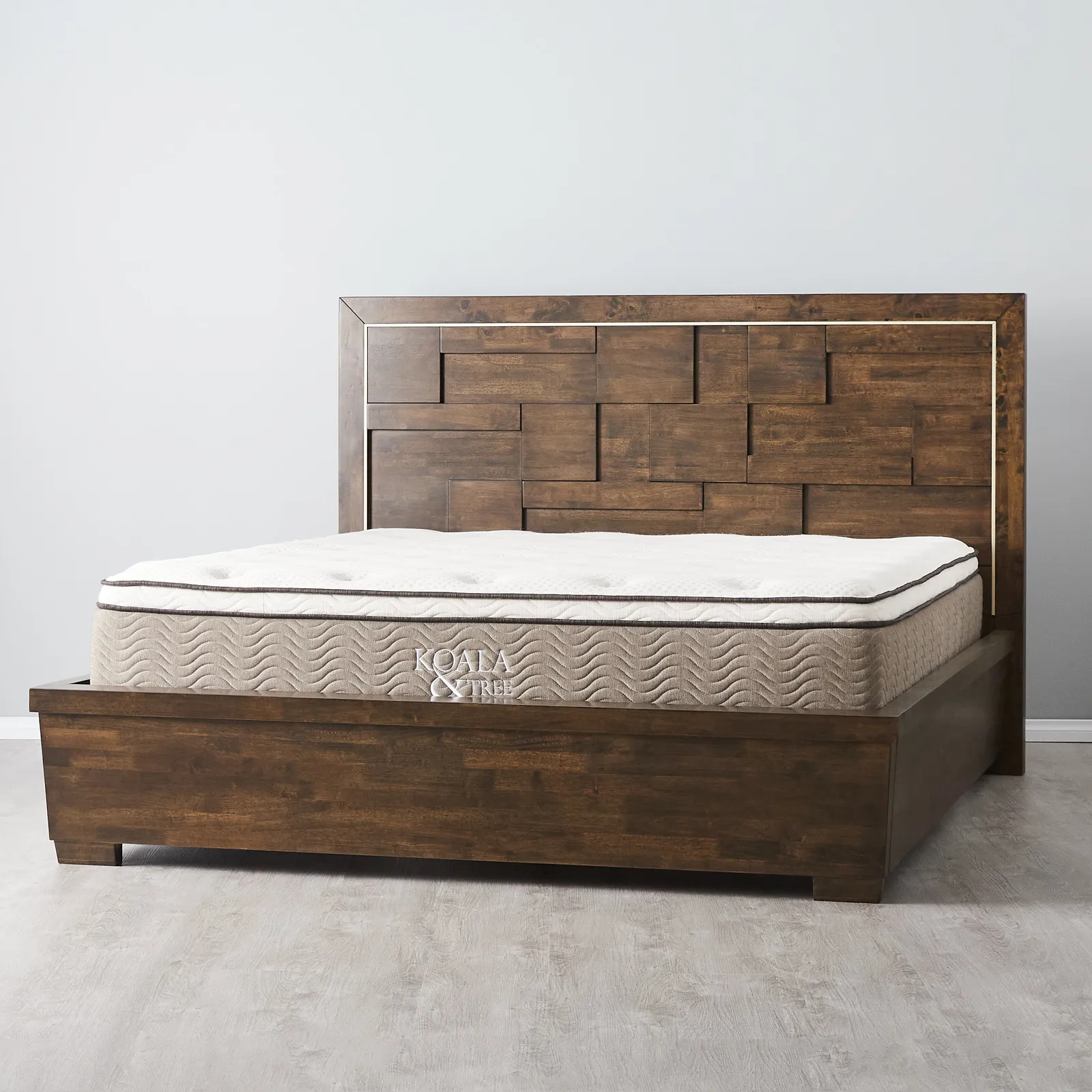 Montana Deep Brown Wooden King Bed