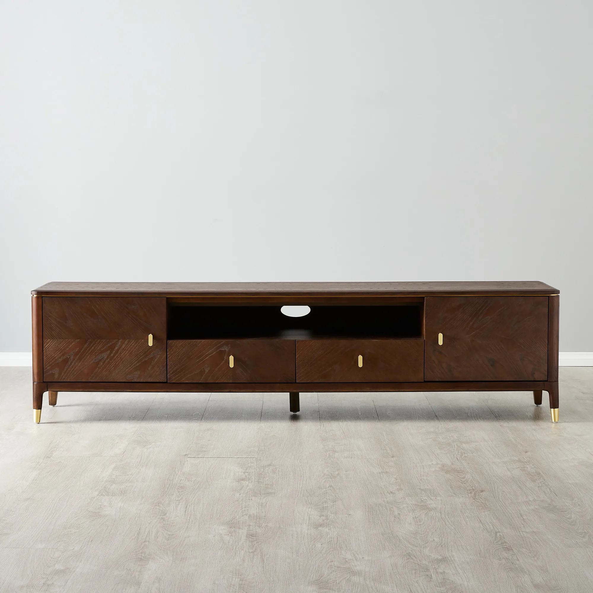 Beckham Brown Wooden Entertainment Unit