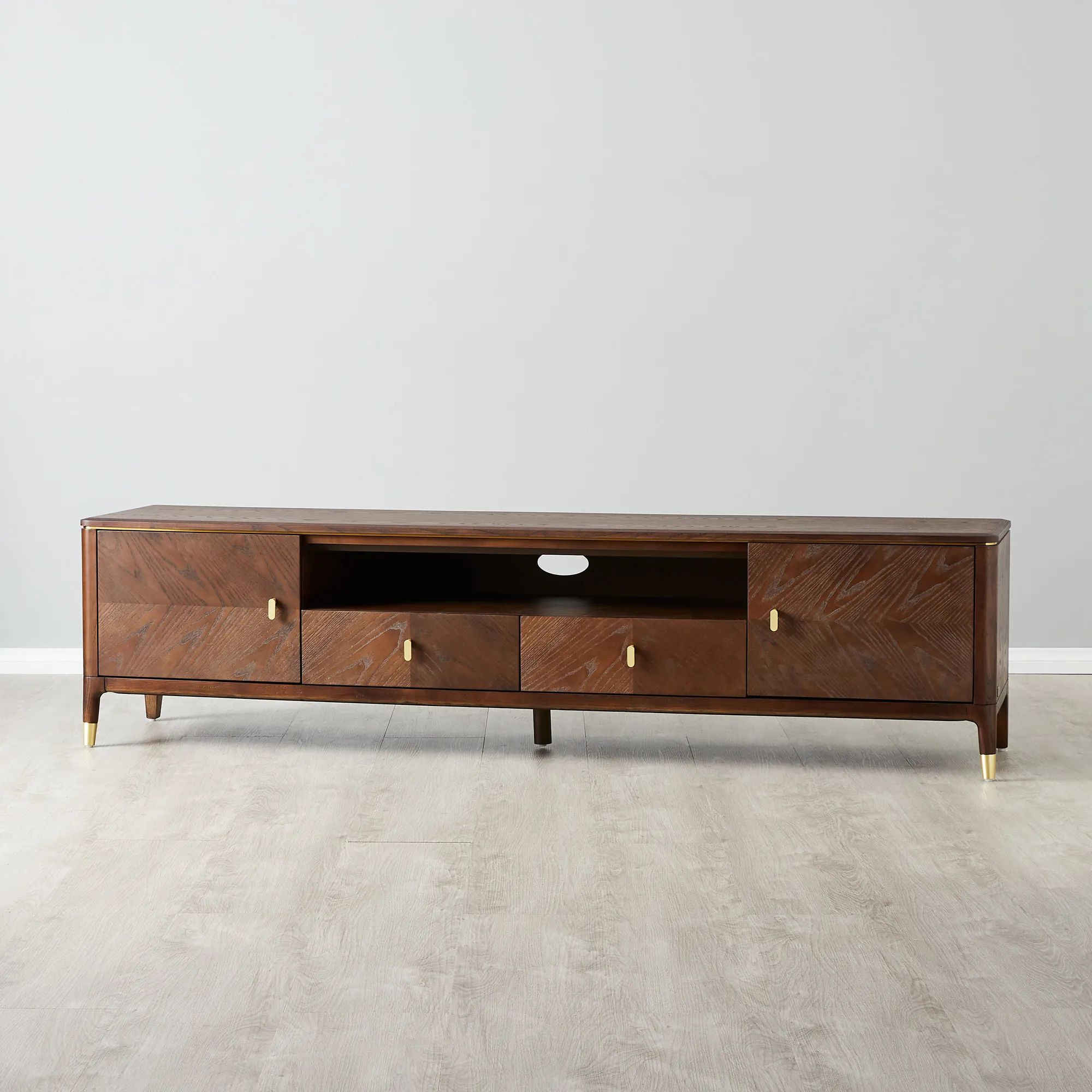 Beckham Brown Wooden Entertainment Unit