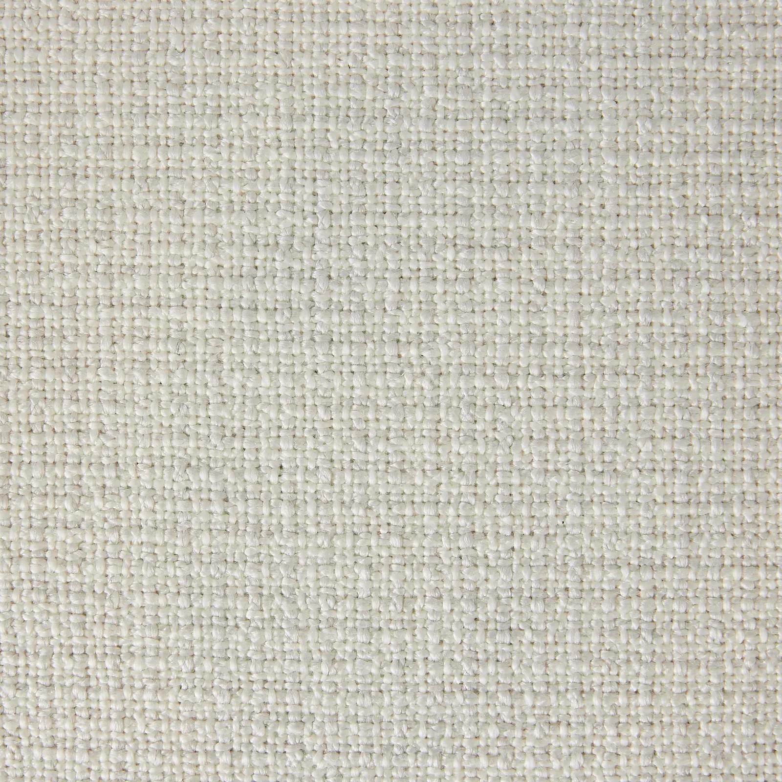 Clementine Chestnut White Woven Fabric 3-Seater Sofa