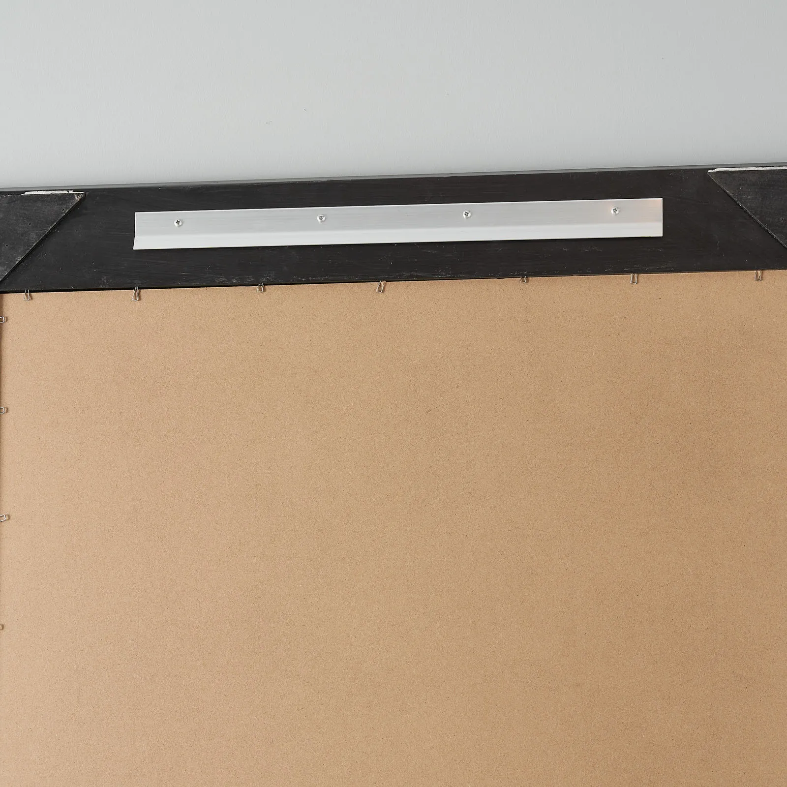 Embry Black Rectangle Wooden Mirror 200x90cm