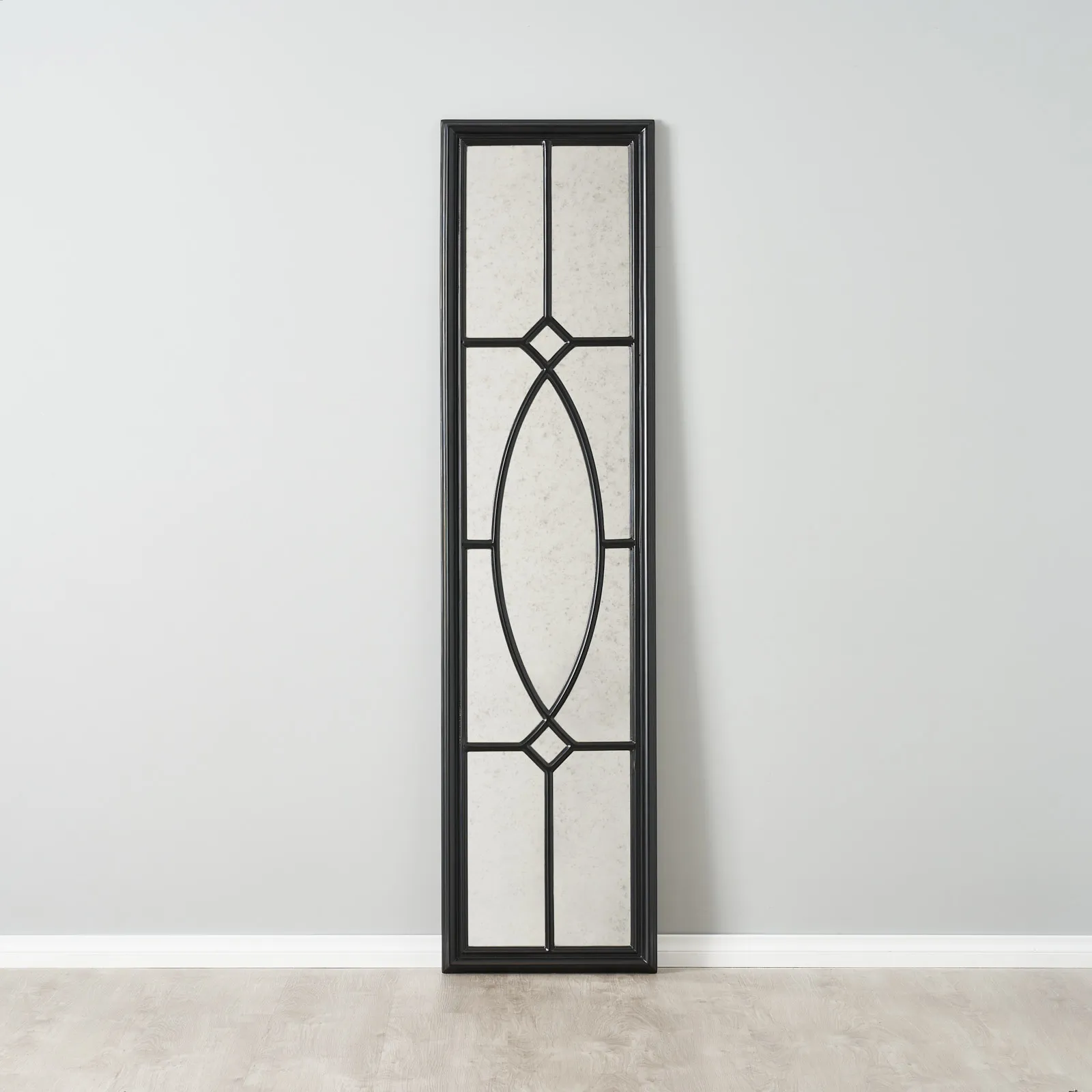 Elessar Black Rectangle Wooden Mirror