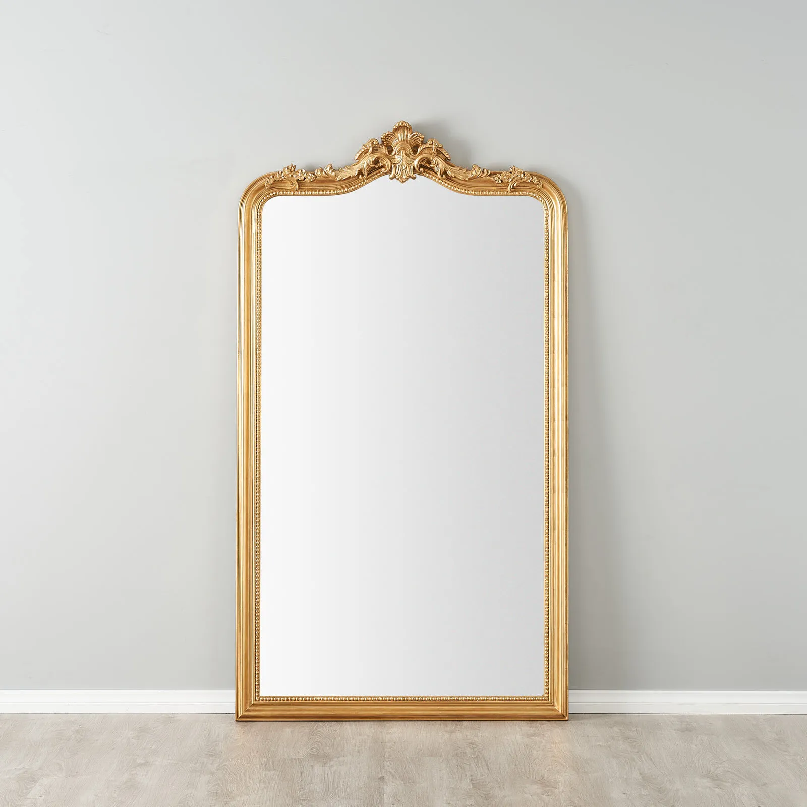Circe Antique Gold Wooden Mirror