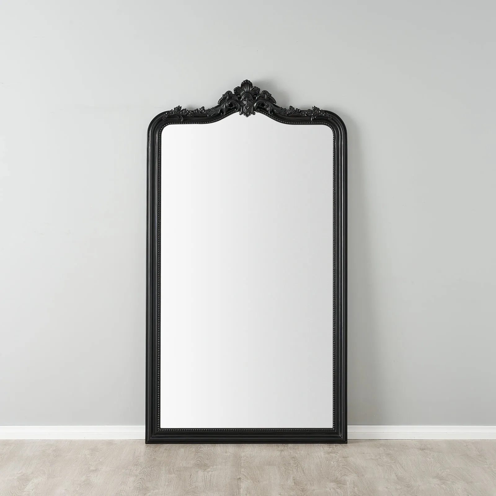 Circe Black Wooden Mirror