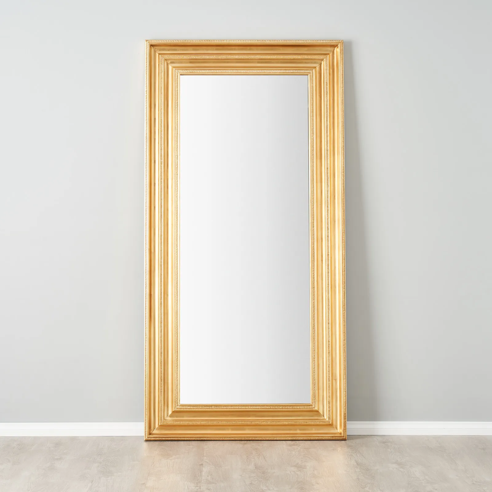 Calliope Antique Gold Rectangle Wooden Mirror