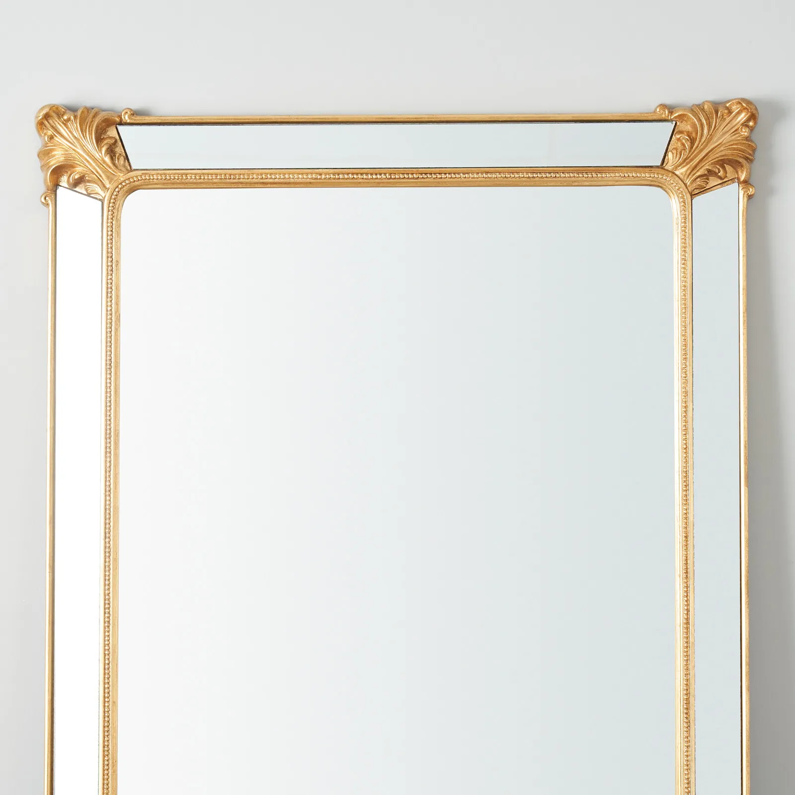 Leander Antique Gold Mirror