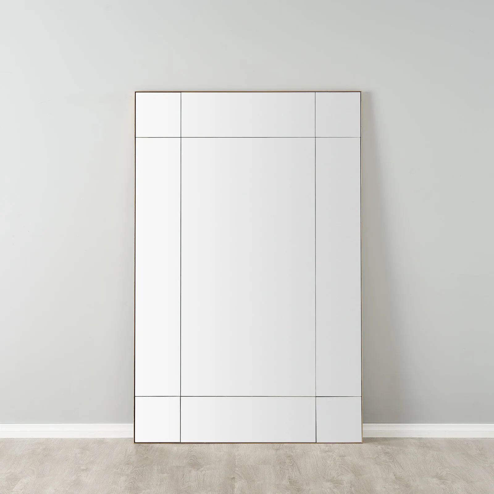 Clarice Antique Brass Rectangle Mirror