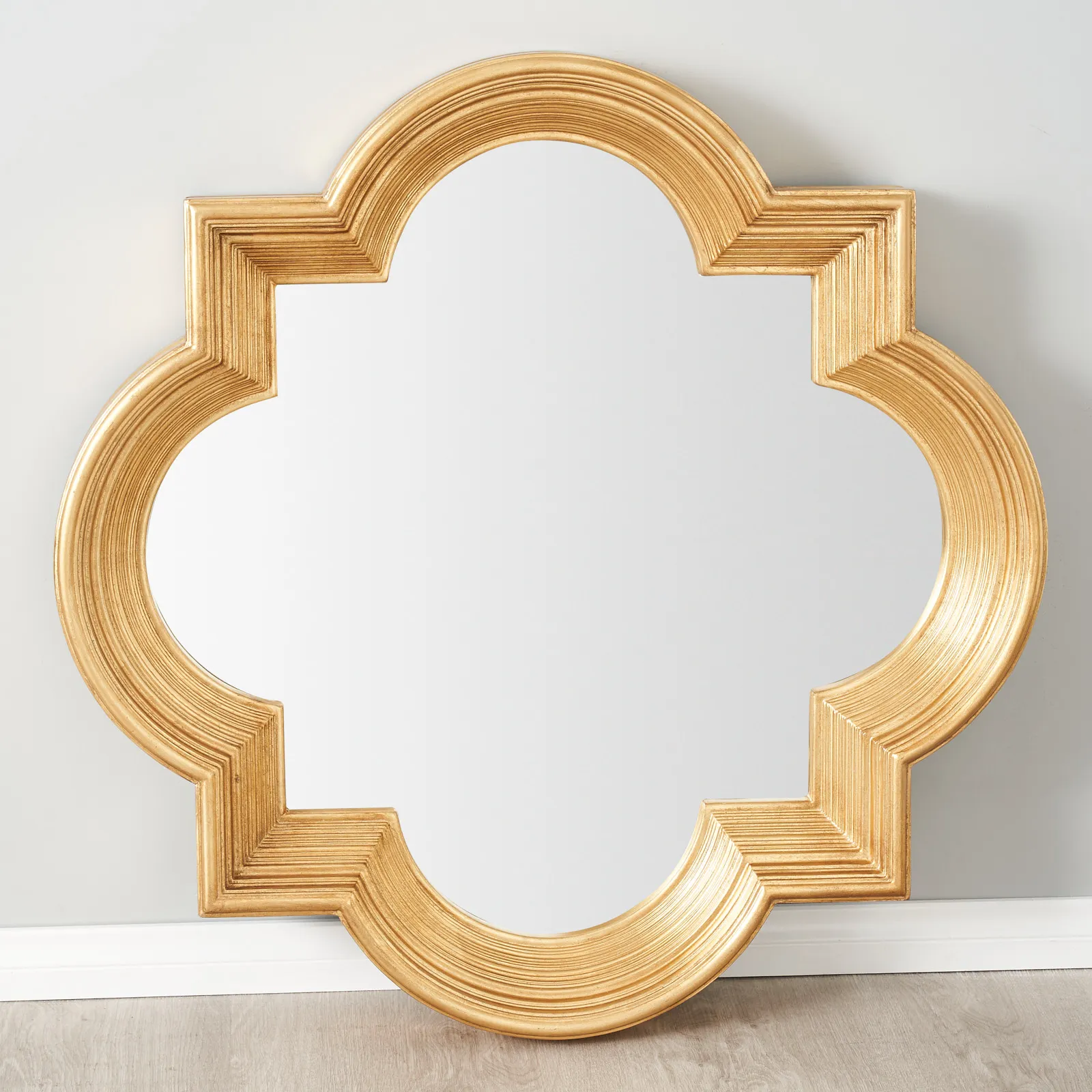 Irina Antique Gold Wooden Mirror