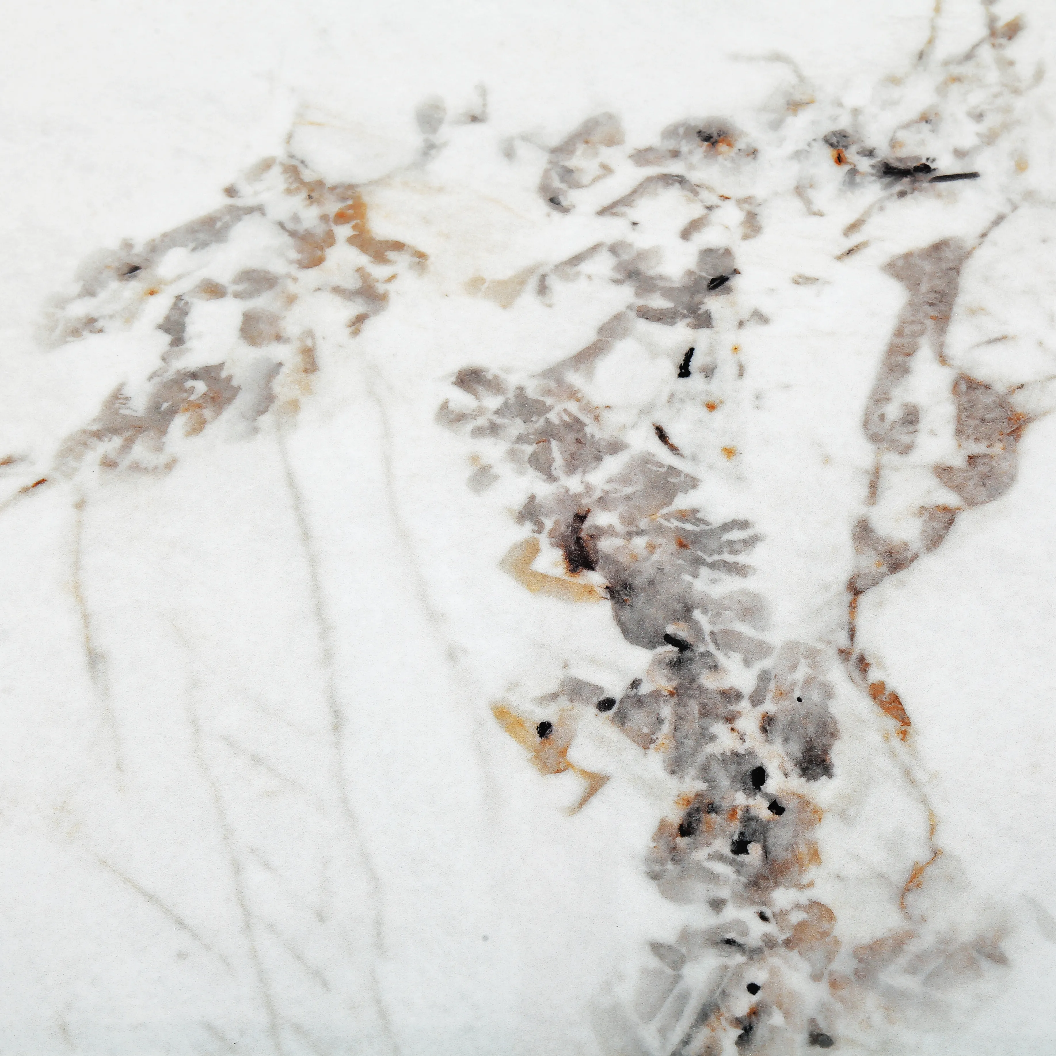 Terzetto Pandora Brown Sintered Stone Console Table - Medium Brown Wooden Legs