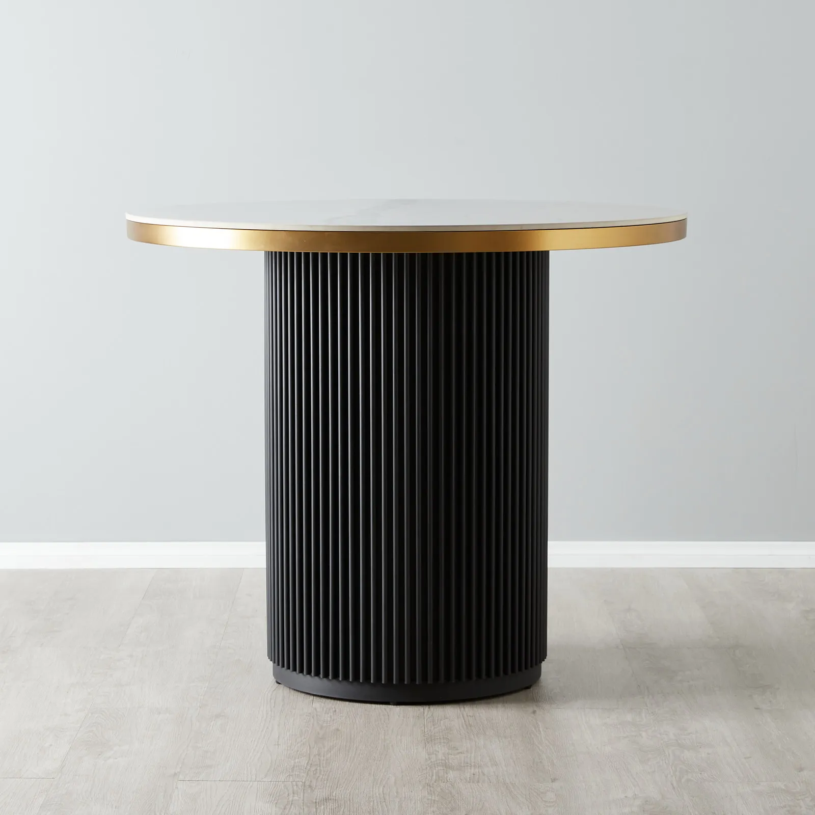 Archie White Sintered Stone Bar Table