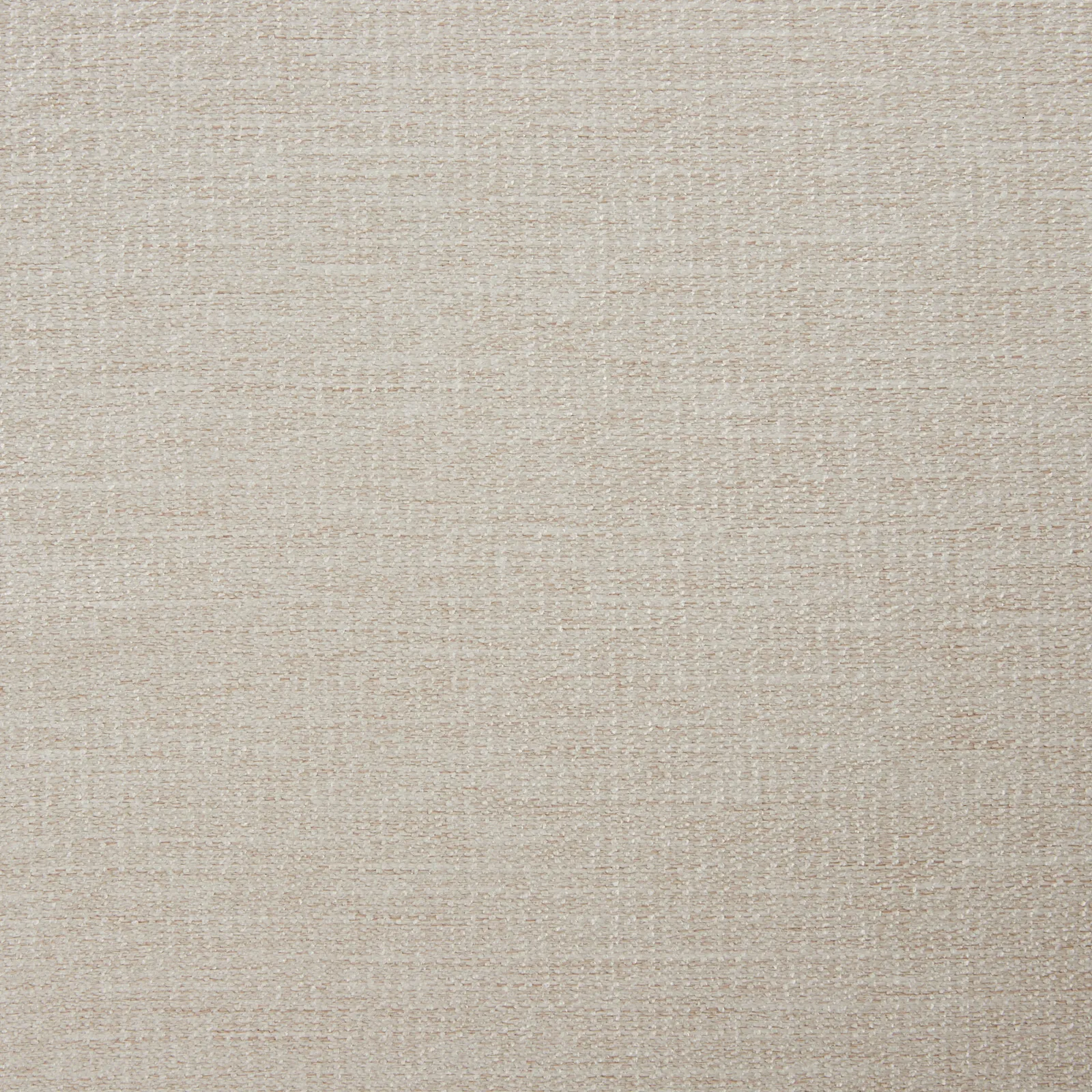 Macie Chiffon White Fabric Corner Sofa with Ottoman