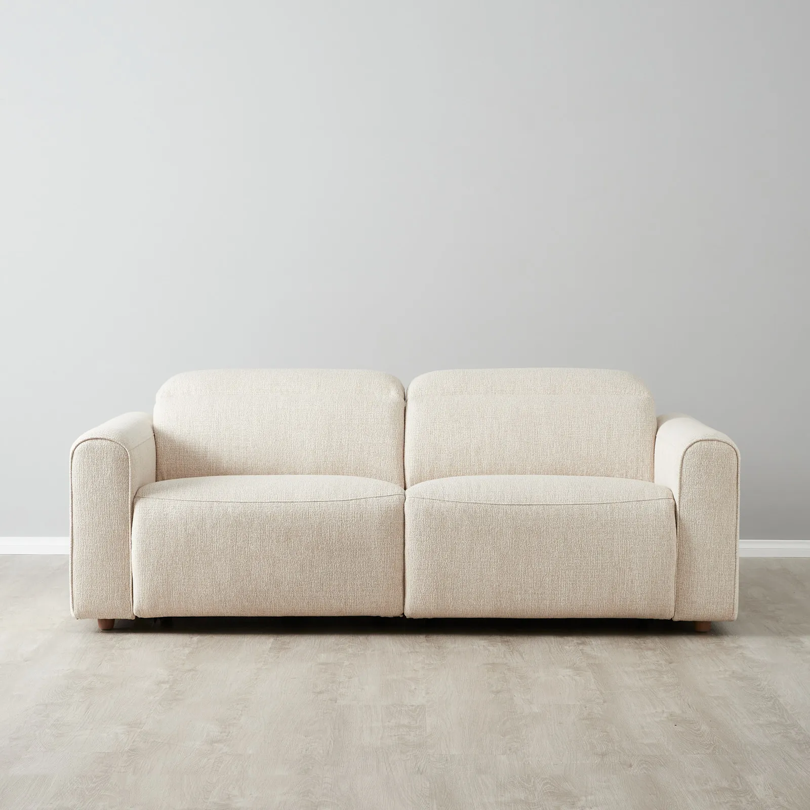 Jamie II Oatmeal Woven Fabric 3-Seater Electric Recliner