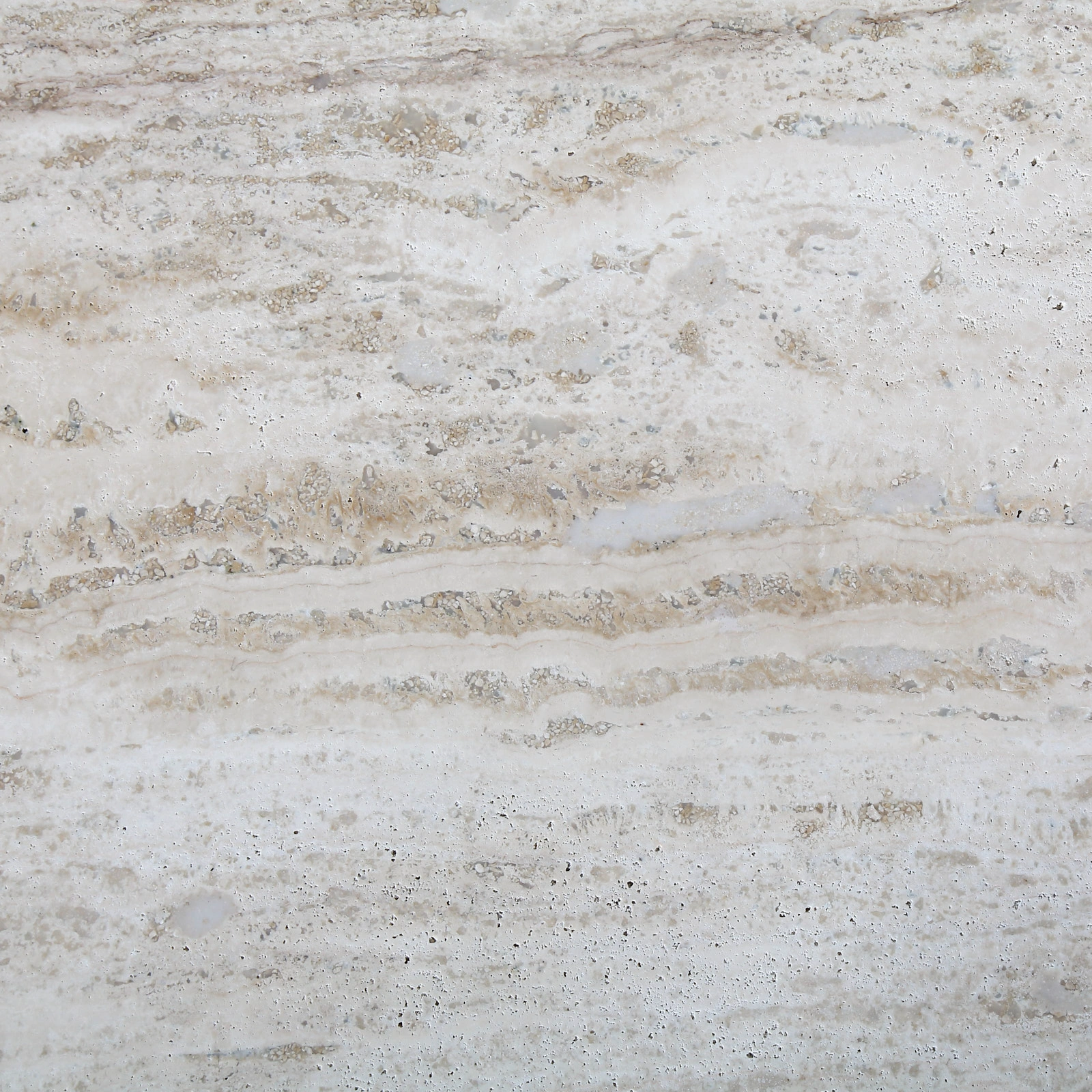 Monolith Natural Cream Travertine Side Table